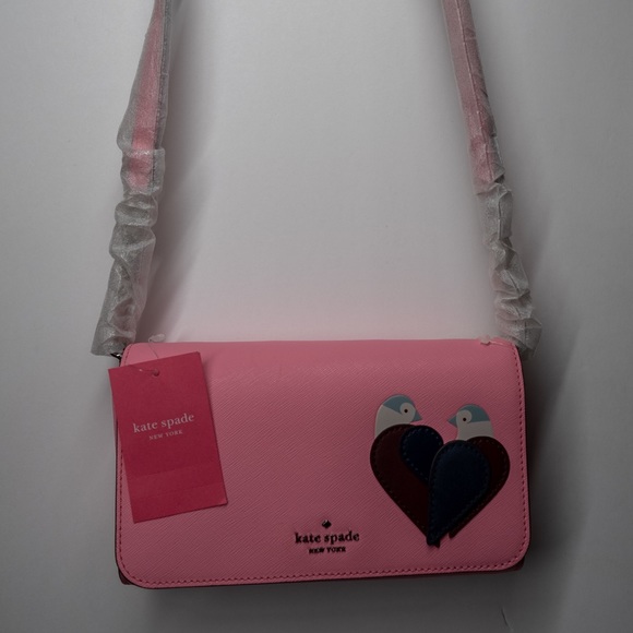 Authentic Kate spade small flap crossbody love birds - Picture 2 of 6